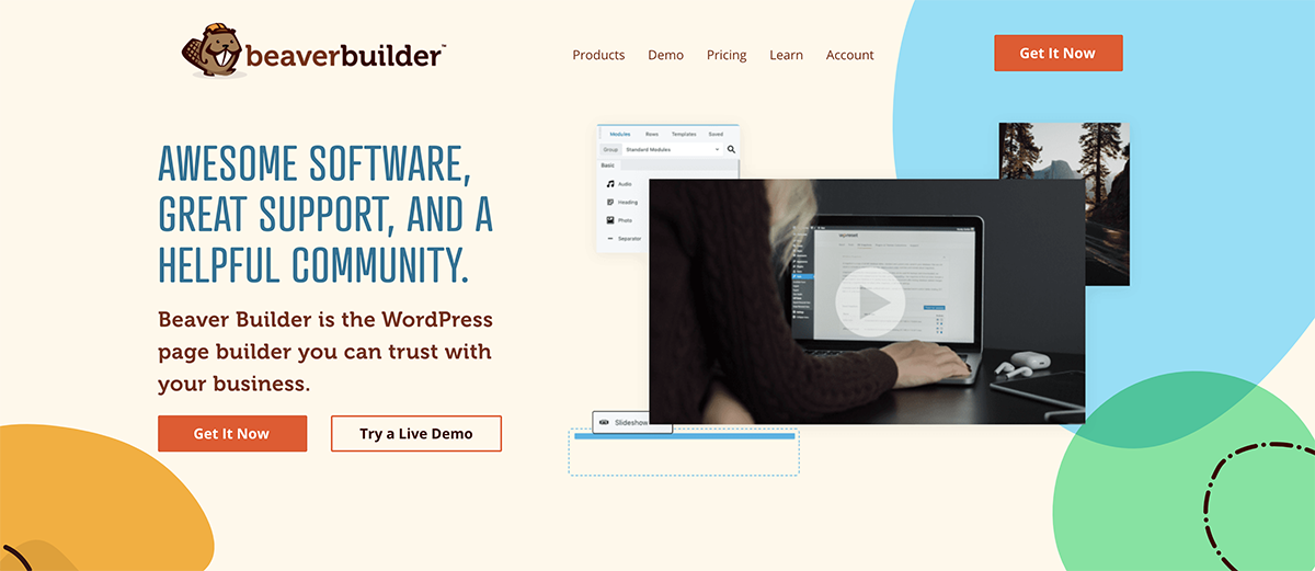 WordPress ランディング ページ プラグイン Beaver Builder