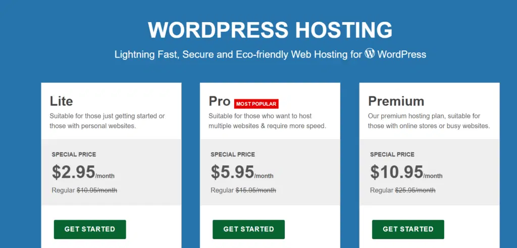 Il miglior hosting WordPress per principianti 2022: i 7 migliori host rispetto a 7 Greengeeks wordpress hosting