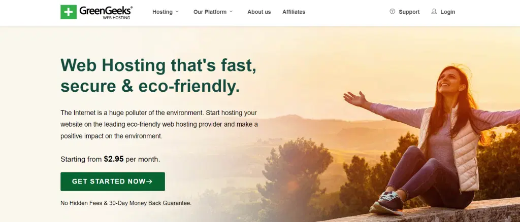 Il miglior hosting WordPress per principianti 2022: i 7 migliori host rispetto a 5 Greengeeks-web-hosting