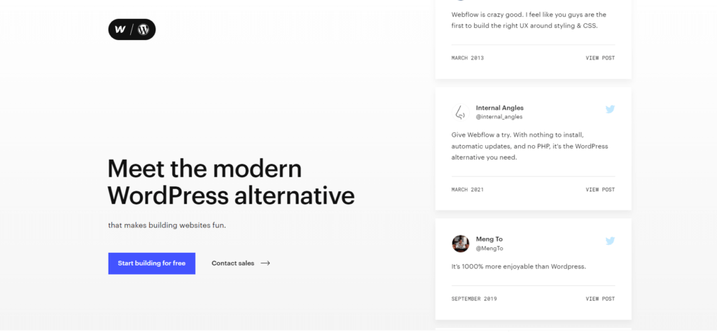 Il miglior hosting WordPress per principianti 2022: i 7 migliori host rispetto ai 18 Webflow vs wordpress review