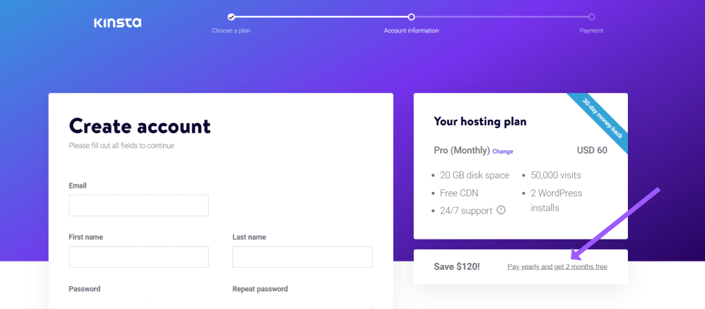 Kinsta 黑色星期五網絡星期一特賣 2022:60 天免費託管 4 kinsta two months free