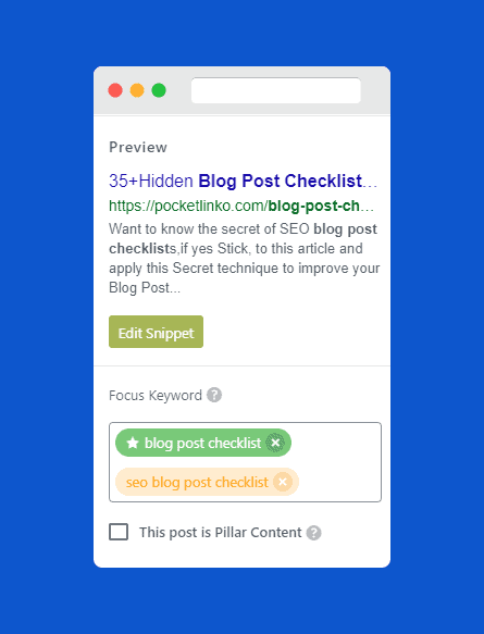 26+Elenchi di controllo per post sul blog nascosti per dominare il tuo concorrente 5 focus keyword seo images
