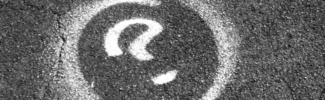 Kleineres Bild mit Fragezeichen