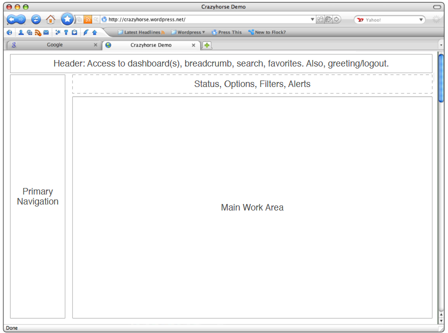 เครซี่ฮอร์ส ไวร์เฟรม