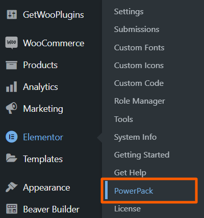 Suplimente PowerPack pentru generatorul de pagini Elementor