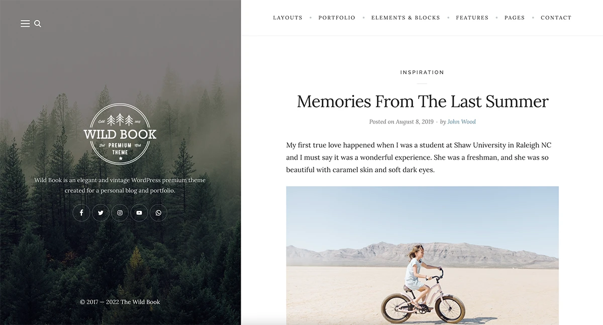 Wild Book 多言語 WordPress テーマ