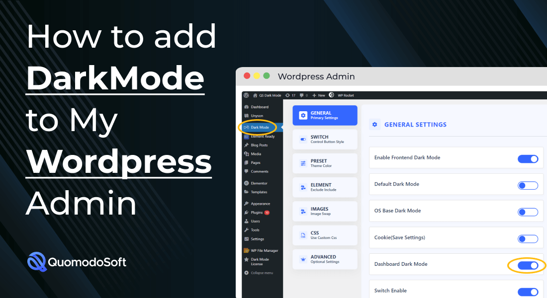 如何将暗模式添加到我的 WordPress 管理员，如何将暗模式添加到我的 WordPress 管理员仪表板