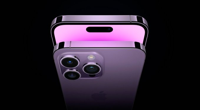 iPhone 14 Pro e iPhone 14 Pro Max Roxo Profundo.
