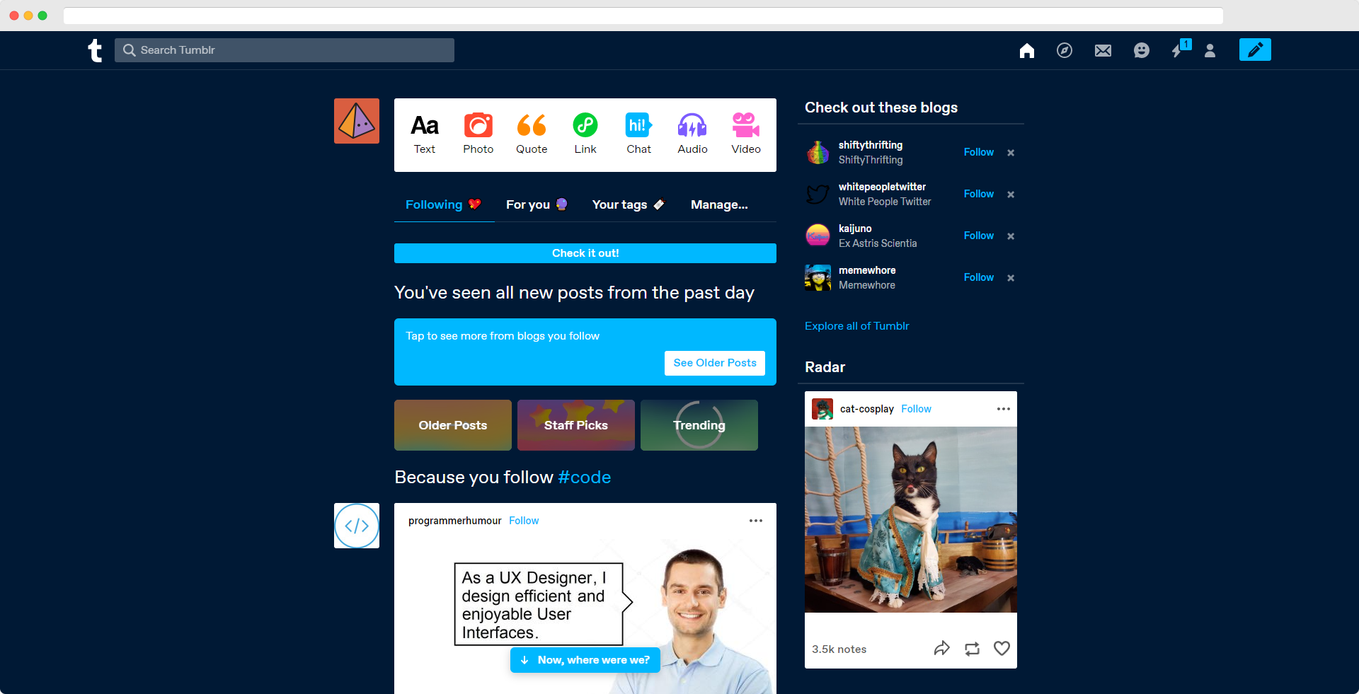 Tumblr poate fi una dintre cele mai bune platforme de blogging