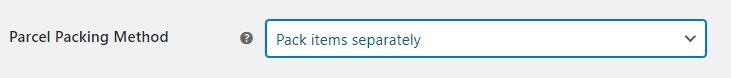 Plug-in de tarifs en direct UPS - Méthode d'emballage des colis séparément méthode d'expédition