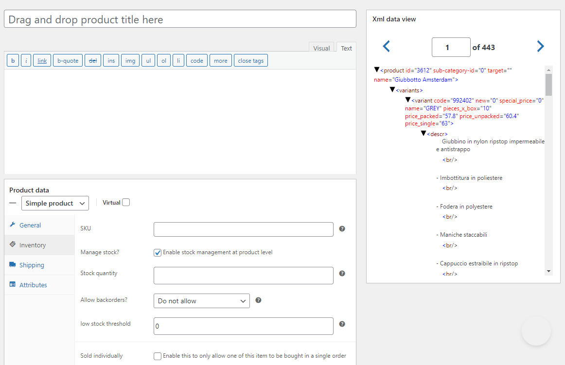 Product Mapper untuk mengimpor produk ke WooCommerce dengan semua data seperti atribut, kategori, atau gambar