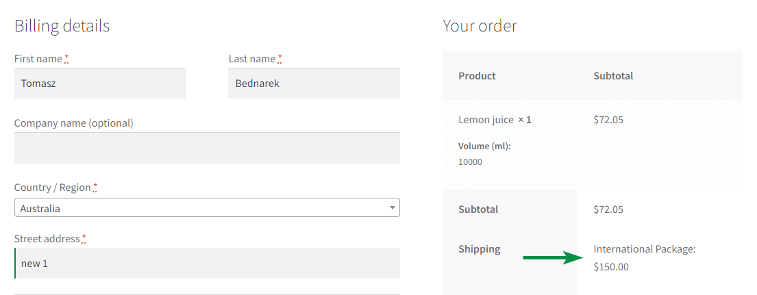 ค่าขนส่งที่ยืดหยุ่นตามปริมาณผลิตภัณฑ์ใน WooCommerce