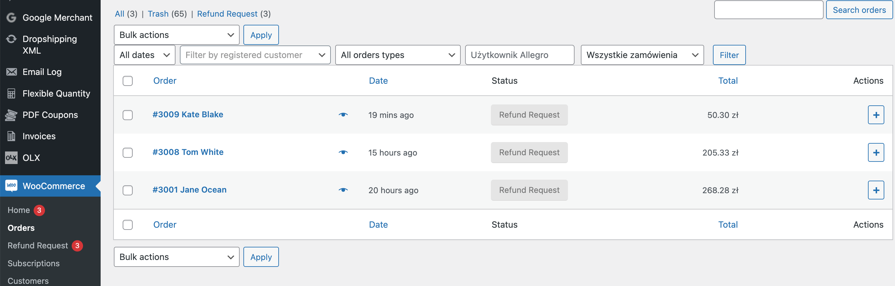 จัดการการขอคืนเงิน การคืนสินค้า และคำขอการรับประกันใน WooCommerce จากที่เดียว