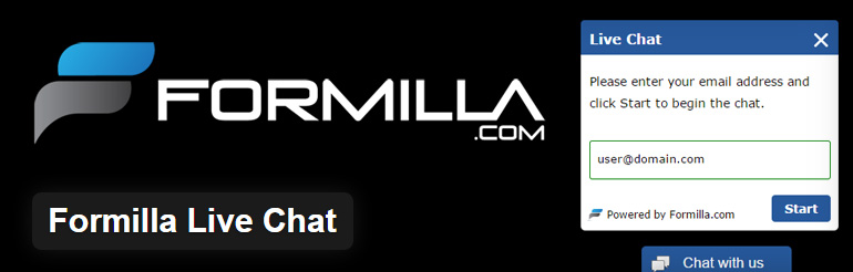 formilla live chat mendukung plugin wordpress gratis