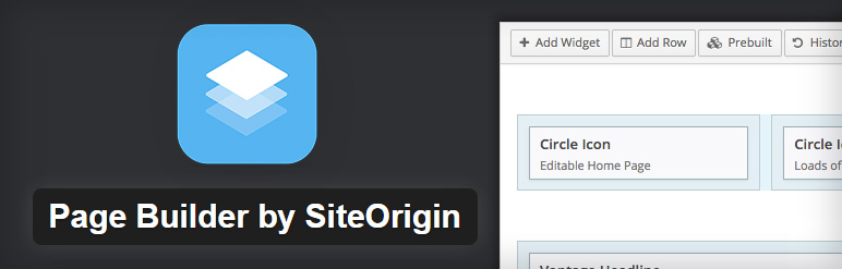 Page Builder by SiteOrigin бесплатный плагин для создания страниц