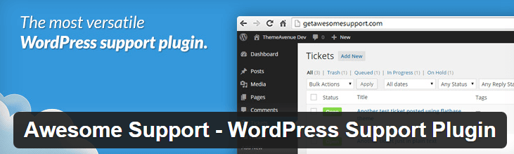 Suporte Impressionante Sistema de Ticket de Suporte Gratuito Plugins WordPress