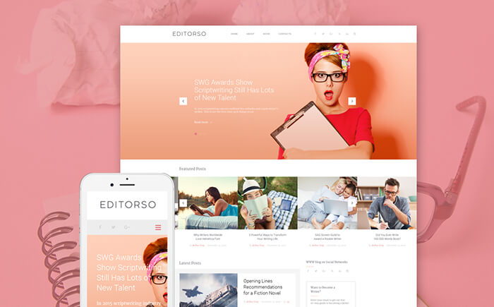 GPL 작성자 WordPress 템플릿