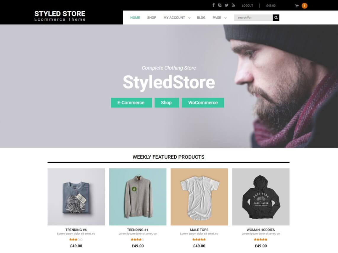 Thème WordPress Styled Store
