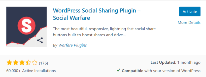 Guerra social: plugin de compartilhamento social freemium