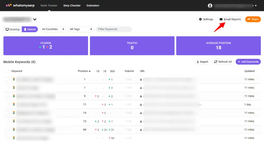 Whatsmyserp-Rank-Tracker-SERP-risultato-tracker