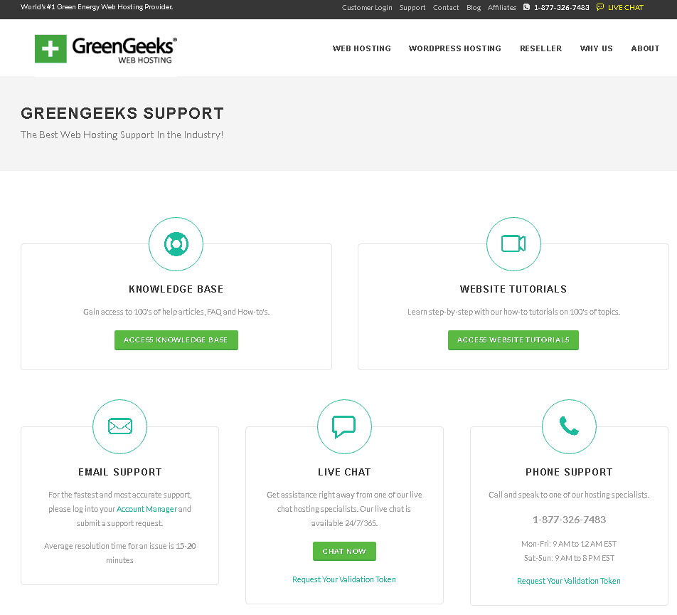 Supporto GreenGeeks
