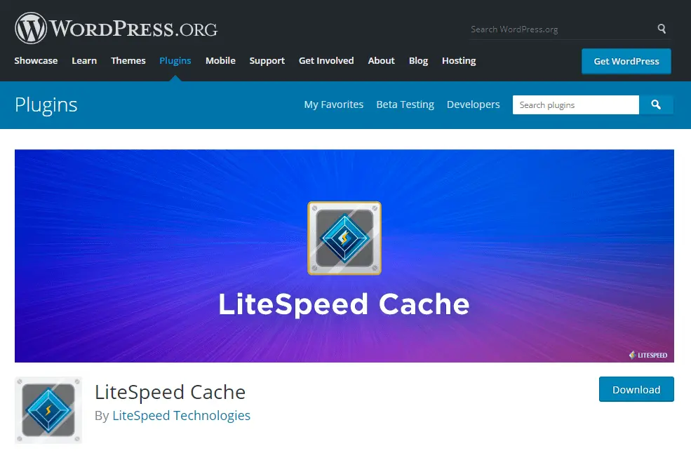 Plugin LiteSpeed Cache