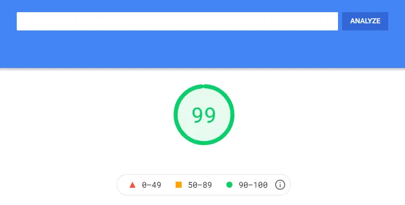 Informazioni sulla velocità della pagina di GreenGeeks 1