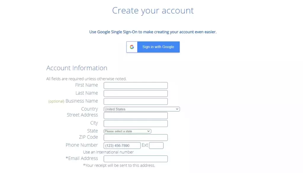 Create-account-in-Bluehost-hosting
