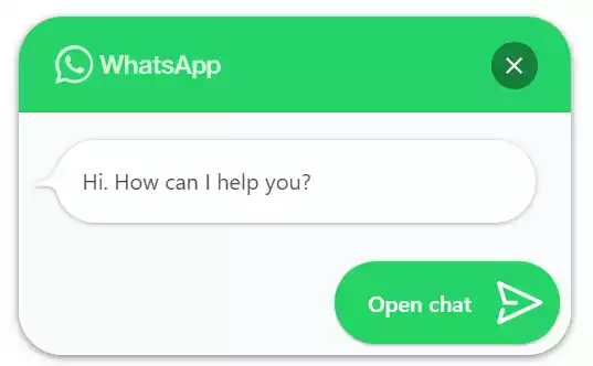 Okno czatu WhatsApp