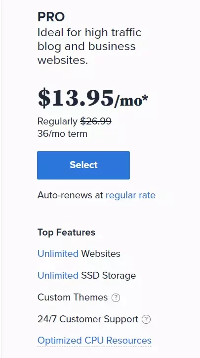 bluehost プロ プラン ホスティング 編集済み