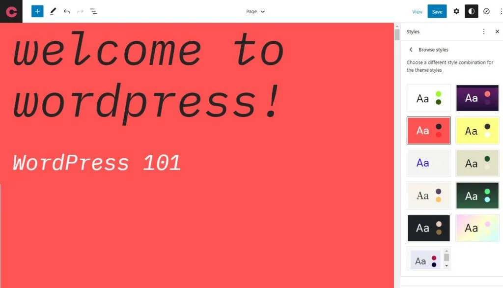 WordPress 6.1 - 新功能(以及我们应该期待的) 16 WordPress 6.1 standard theme one-click design