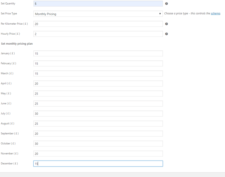 Monthly Pricing Plan