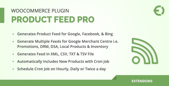 WooCommerce Product Feed Pro por extendos