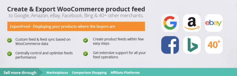 Exportación de fuentes de productos de WooCommerce
