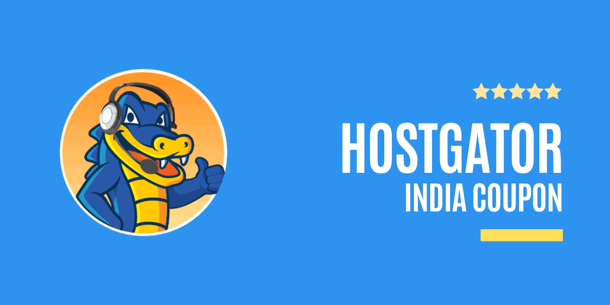 código de cupón hostgator india