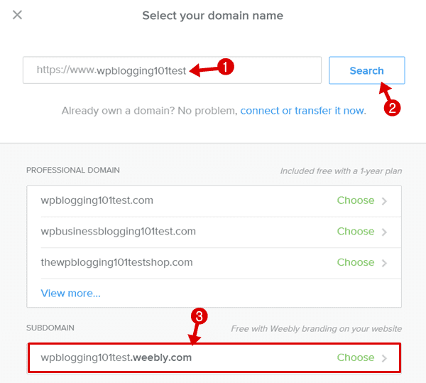 無料ドメイン weebly free domain