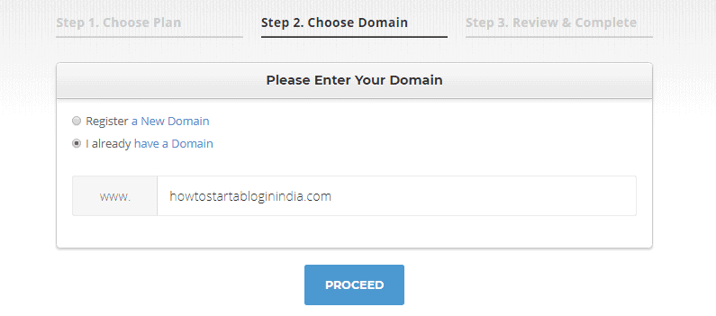 dominio del sitio siteground domain