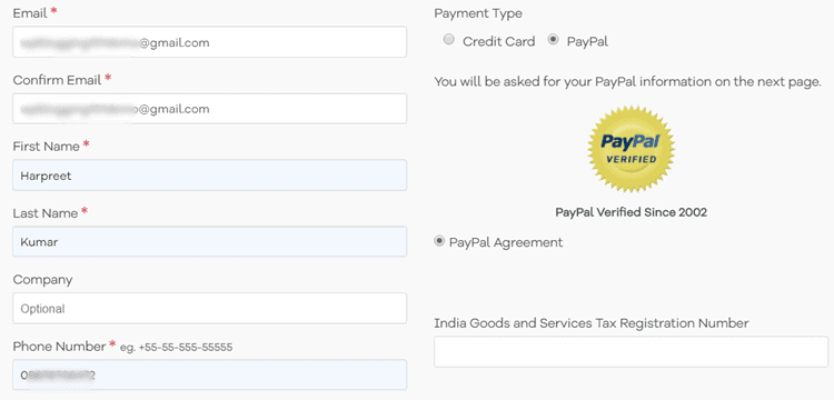 主機帳戶 hostgator account
