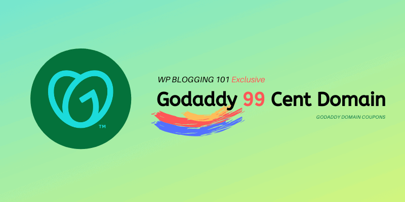 godaddy 99 sen domain