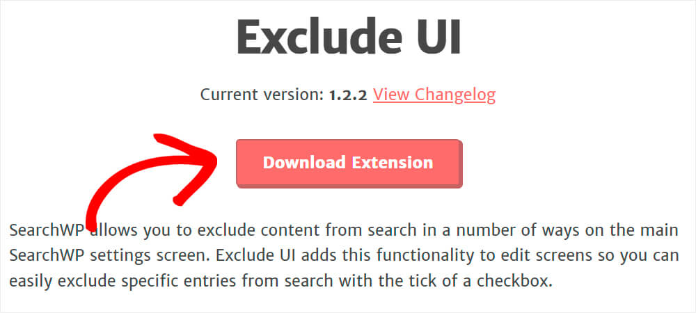 download exclude ui