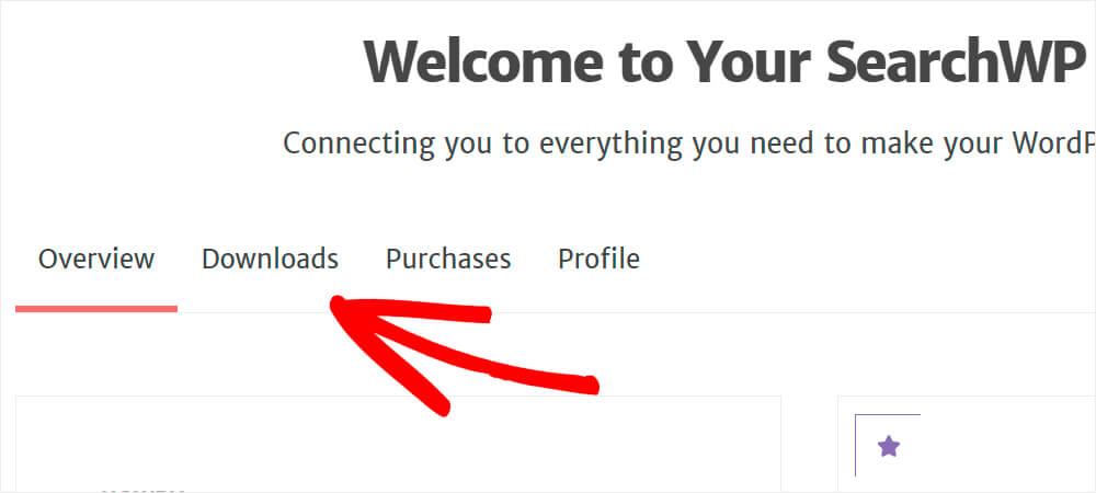go to downloads tab
