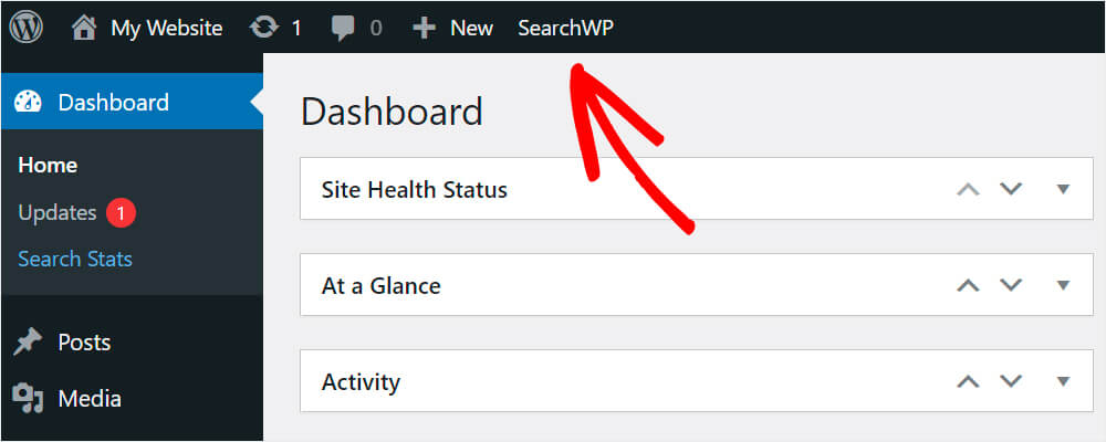 go over to the searchwp settings