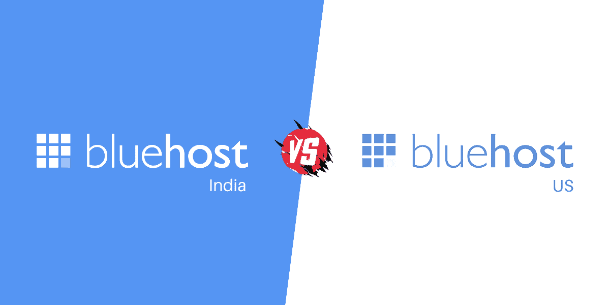 bluehost 인도 대 bluehost com