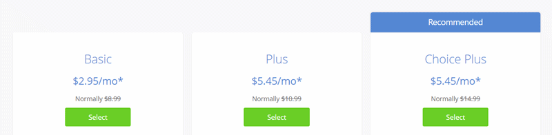 bluehost wordpress 托管定价