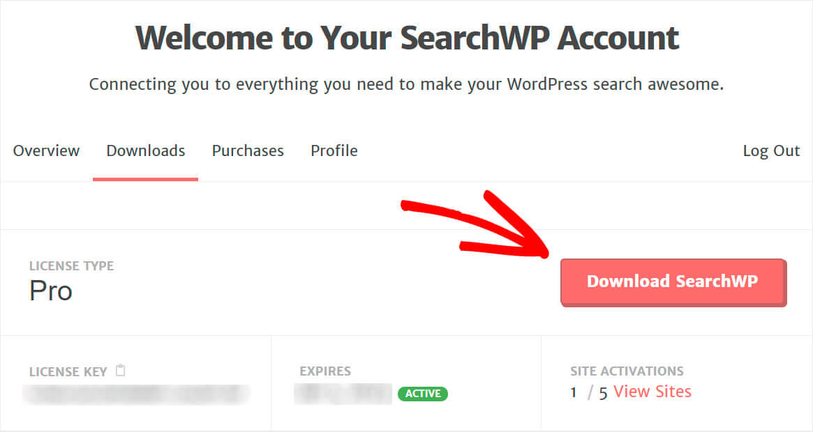 press the download searchwp button