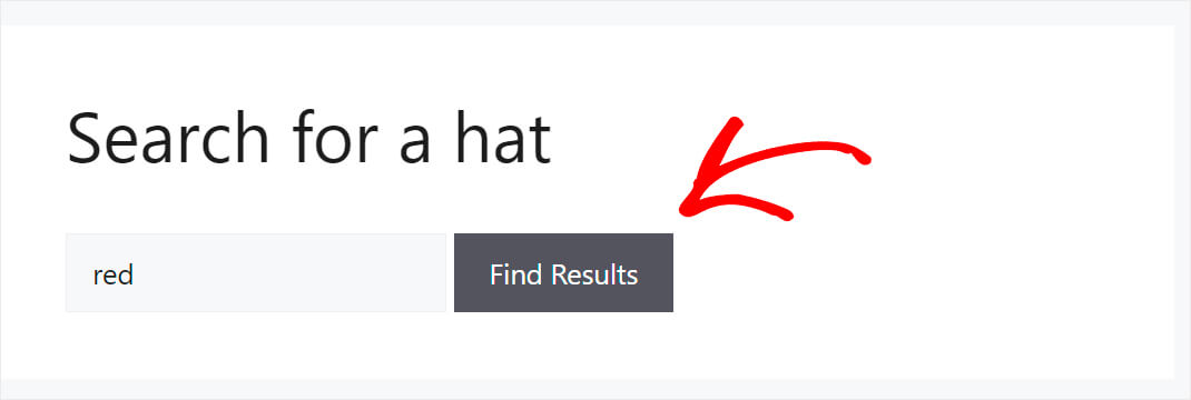press find results