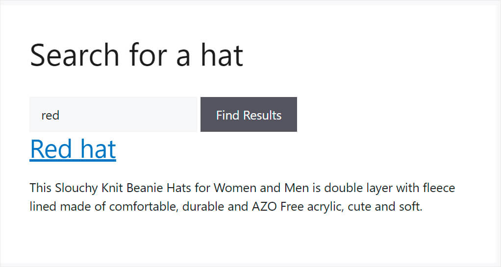 we found our page