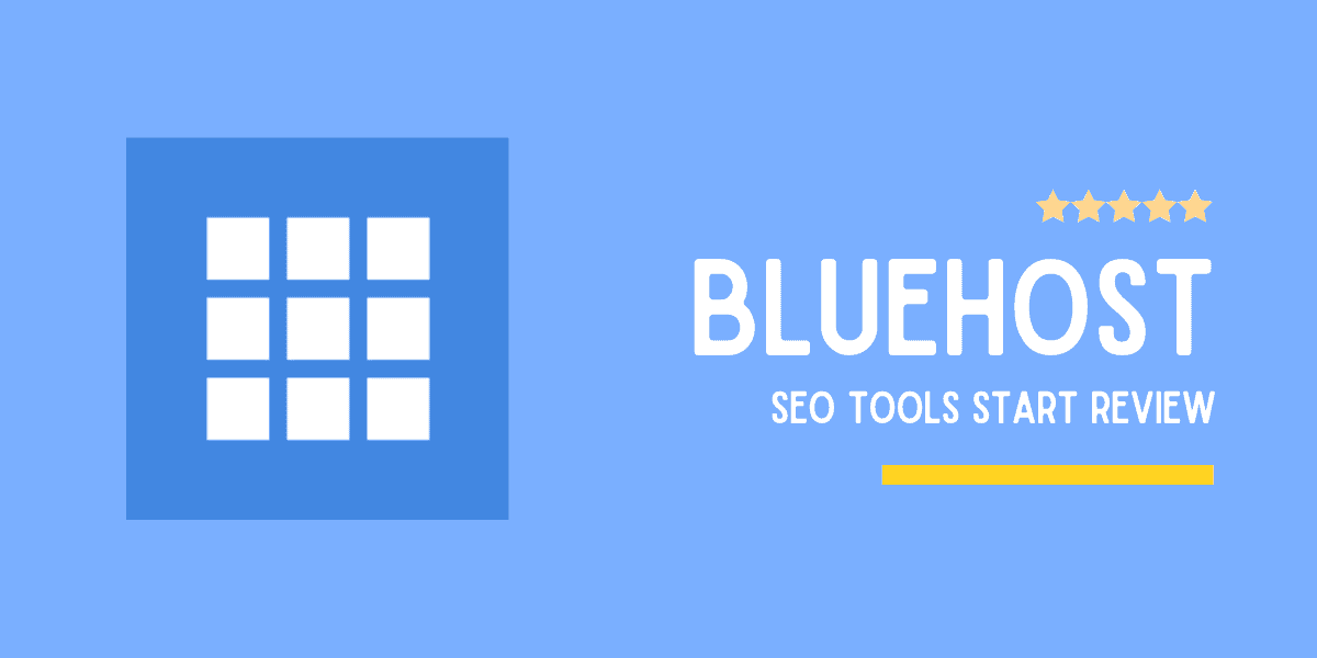 bluehost 검색 엔진 최적화 도구 검토 시작