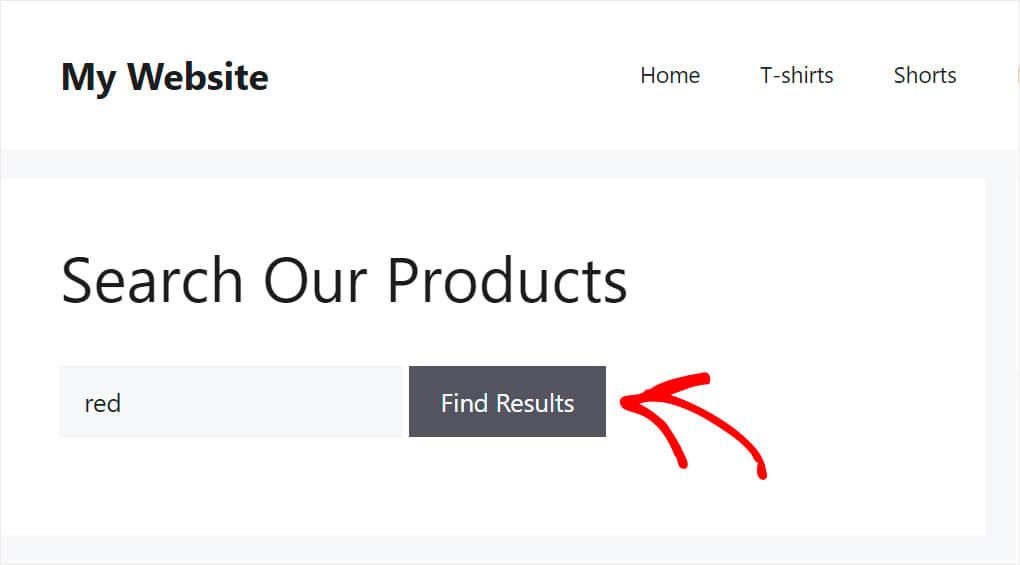 click find results