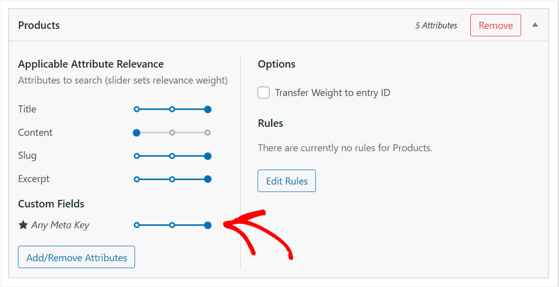 move the slider